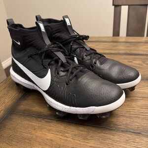 Nike Alpha Huarache NXT MCS Black OREO Baseball Cleats Sz 15  NEW DJ6519 002 …G4